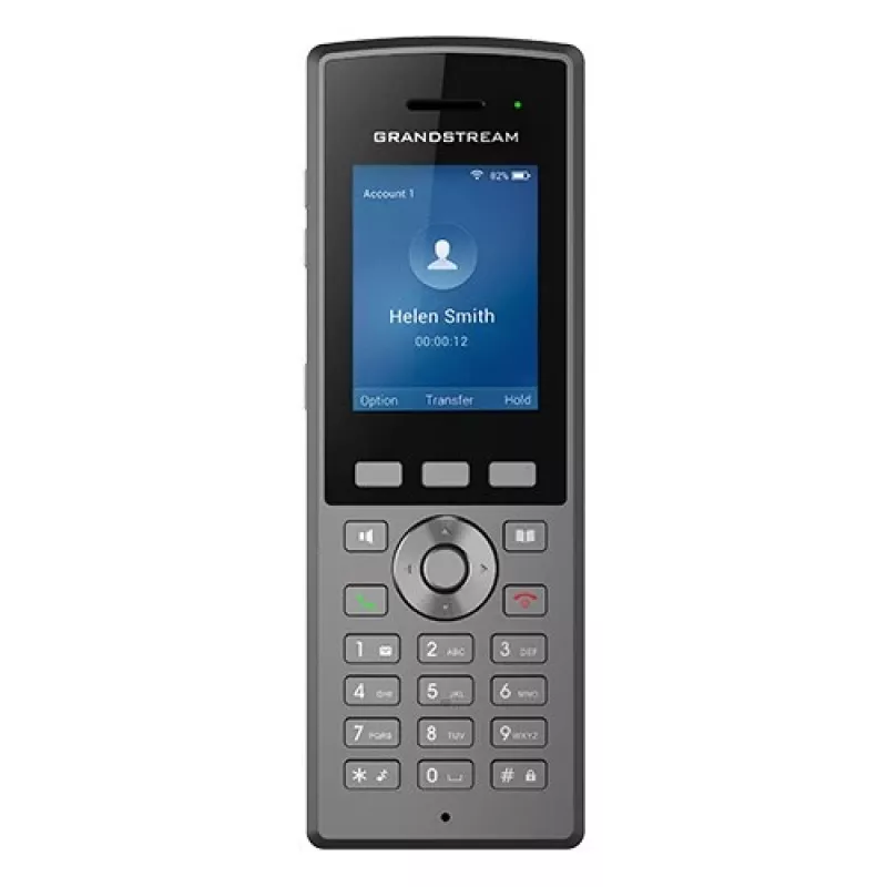 Telefon IP mobilny Grandstream Networks WP825 Antracyt 2 linie LCD Wi-Fi