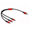 Delock 3 w 1 kabel do ładowania - 30 cm