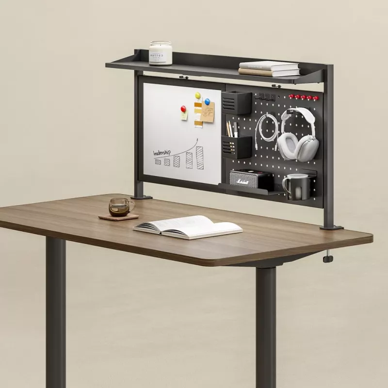 Ergo Office przegroda/organizer biurowy, maks. obciążenie 10 kg, tablica suchościeralna, szerokość 1116 mm, czarny, ER-301 B