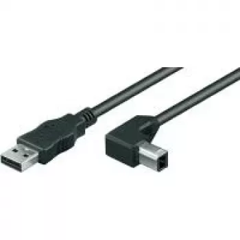 Wentronic Goobay USB 2.0 Hi-Speed Cable, Czarny, 3 m - USB 2.0-Plug (Type A) > USB 2.0-Plug (Type B) (68733)