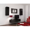 Cama stojak TV VIGO 140 30/140/40 czarny/czarny połysk