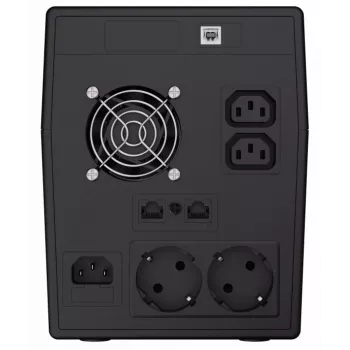 Zasilacz awaryjny UPS zielony Cell UPS09 — Line-Interactive 3 kVA / 1400 W, 230 V, LCD, Tower, 5 gniazd typu F