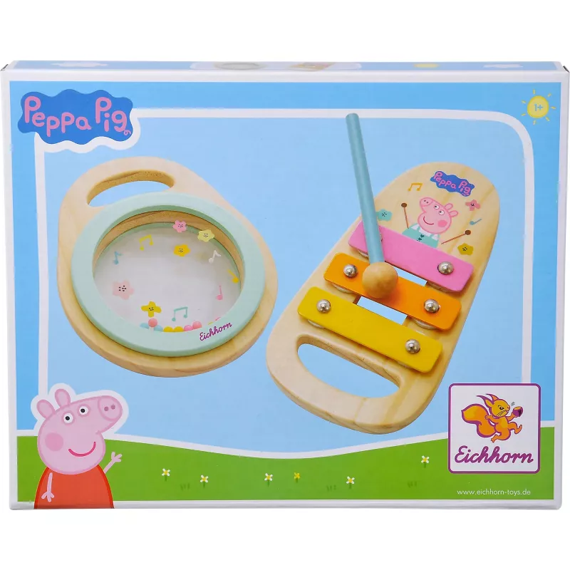 Zestaw muzyczny Peppa Pig Wood, zabawka muzyczna 2-częściowa