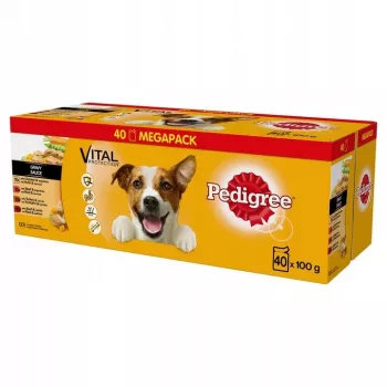 Pedigree Vital Protection Adult mokra karma dla psów w sosie, 40 x 100 g