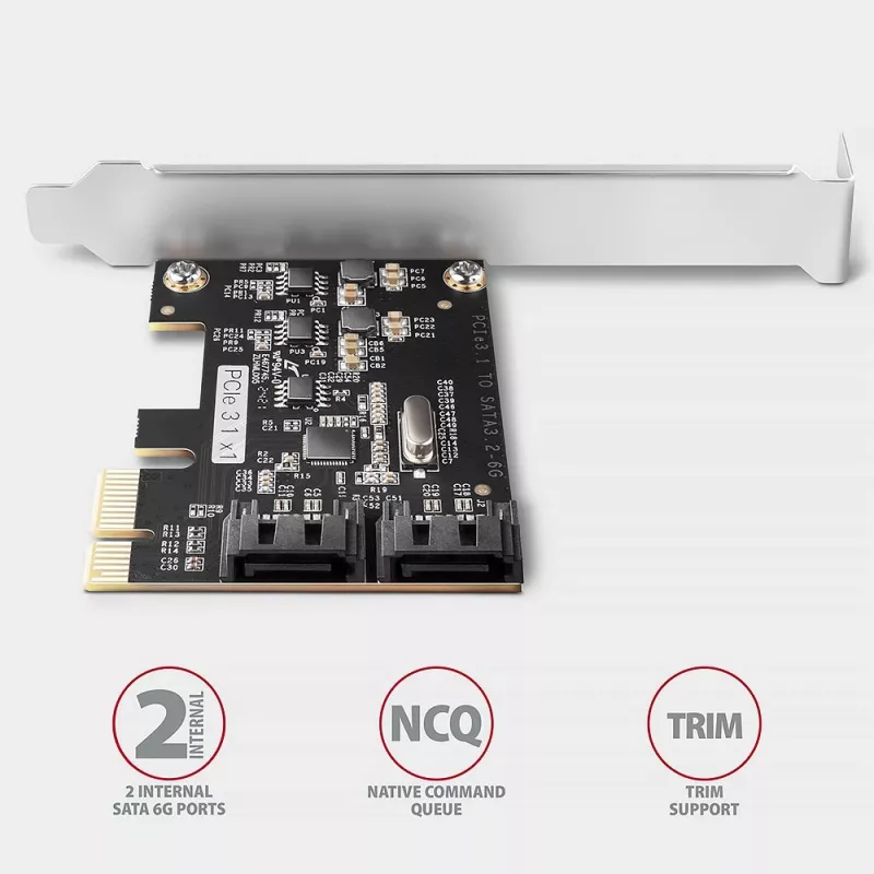 Axagon PCES-SJ2 karta interfejsu/adapter wewnętrzny SATA