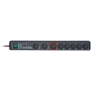 Brennenstuhl 1159490936 Przedłużacz zasilający 3 m 8 gniazd AC Antracyt