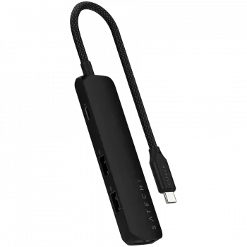 Satechi ST-P4SK koncentrator interfejsów USB Type-C 10000 Mbit/s Czarny