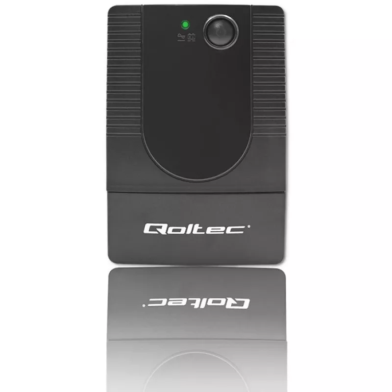 Qoltec 53774 zasilacz awaryjny (UPS) Line-Interactive 1 kVA 600 W 1 gniazdo AC