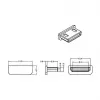 Osłona bezpieczeństwa gniazda HDMI mini-C DeLOCK 64028