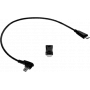 Kabel USB No name microUSB na microUSB i Lightning, czarny, model 0-07-0258-0.08_LF