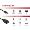 Przedłużacz USB Equip 133347 USB 3.2 Gen 1 (3.1 Gen 1) 10 m USB A Czarny
