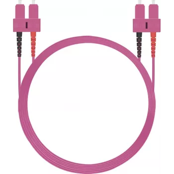 Kabel światłowodowy krosowy helos 50/125µm OM4 SC-SC Duplex 0,5 m