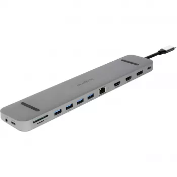 ALLNET PSUC2501 - USB 3.2 Gen 1 (3.1 Gen 1) Type-C - 3.5mm - DisplayPort - HDMI - RJ-45 - USB 3.2 Gen 1 (3.1 Gen 1) Type-A - USB 3.2 Gen 1 (3.1 Gen 1) Type-C - 3840 x 2160 Pixel