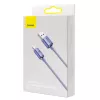 Kabel Baseus Crystal Shine USB do Lightning, 2,4A, 2m (fioletowy)