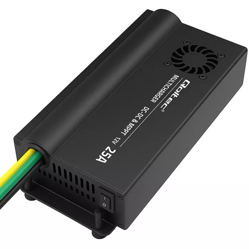 Ładowarka samochodowa DC-DC 12V z regulacją MPPT 25A