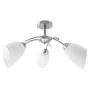 Lampa sufitowa wisząca żyrandol Activejet Classic NIKITA nikiel potrójna 3xE27 do salonu