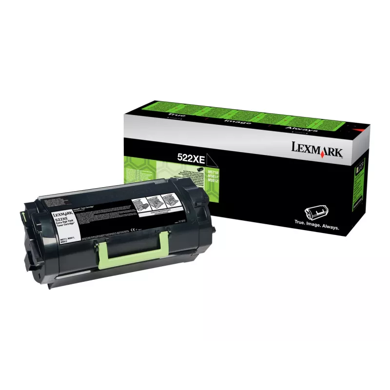 Oryginalny toner Lexmark 522X 1 szt. Czarny