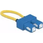 Adapter pętli zwrotnej światłowodu DeLOCK 86920 SC UPC jednomodowy niebieski