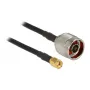 Kabel koncentryczny DeLOCK 89466 10 m wtyk N wtyk SMA czarny