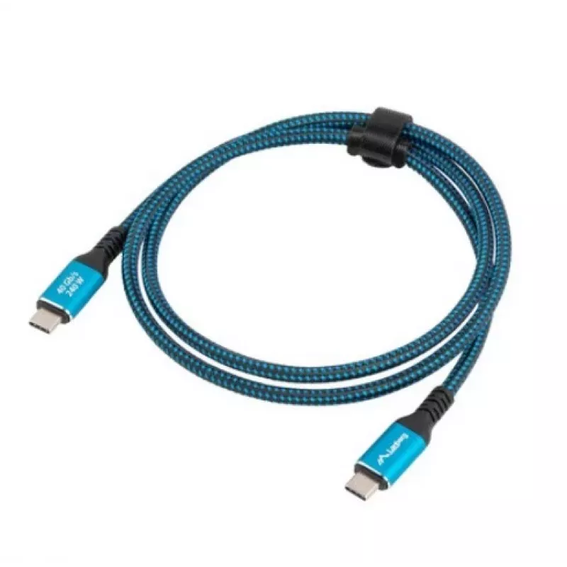Kabel USB-C do USB-C LANBERG CA-CMCM-45CU-0020-BK, 240 W PD, 8K @ 60 Hz, 2,0 m