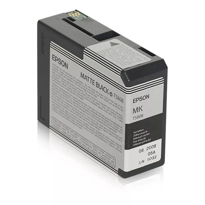 Wkład atramentowy Epson C13T5808 Czarny matowy — Oryginalny wkład Epson, czarny matowy
