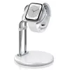 Stojak indukcyjny SAW-300 do Apple Watch srebrny