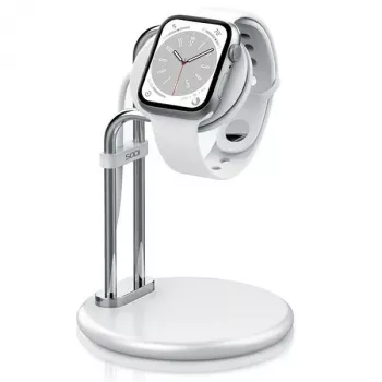 Stojak indukcyjny SAW-300 do Apple Watch srebrny