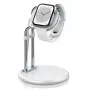 Stojak indukcyjny SAW-300 do Apple Watch srebrny