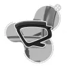Fotel gamingowy dla dzieci Huzaro HZ-Ranger 1.0 Gray Mesh, szaro-czarny