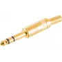Wtyk stereo ShiverPeaks 50200-G 6,3 mm pozłacany metalowy złącze