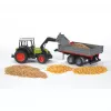 Traktor zabawkowy Bruder Claas Nectis 267 F z przyczepą wywrotką