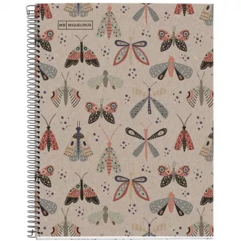 Miquelrius Notatnik SCHMETTERLING DESIGN Recy. A4 80 arkuszy (dostawa towarowa)