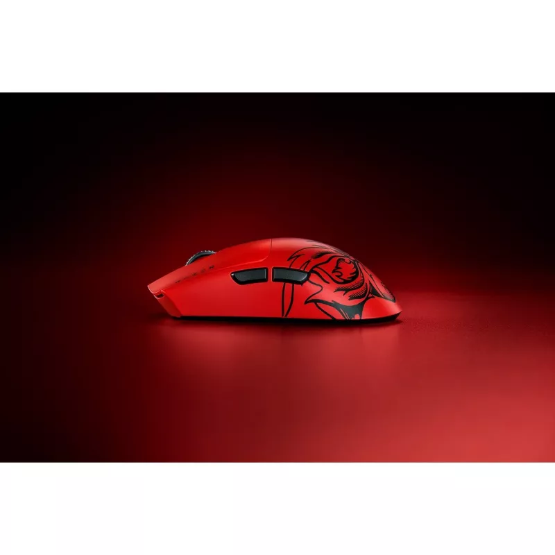 Mysz Razer Viper V3 Pro Faker Edition dla graczy, praworęczna, RF, bezprzewodowa + USB Type-C, optyczna, 35000 DPI