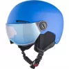 Kask ALPINA ZUPO VISOR QLite — kask narciarski dla dzieci, twarda skorupa, 54–58 cm, zintegrowany wizjer, Run System Ergo Snow