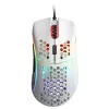 Glorious Model D gaming mysz - biały, błyszczący + Grip Tape - czarny