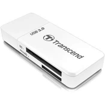 Czytnik kart pamięci USB 3.1 / Biały TS-RDF5W Transcend