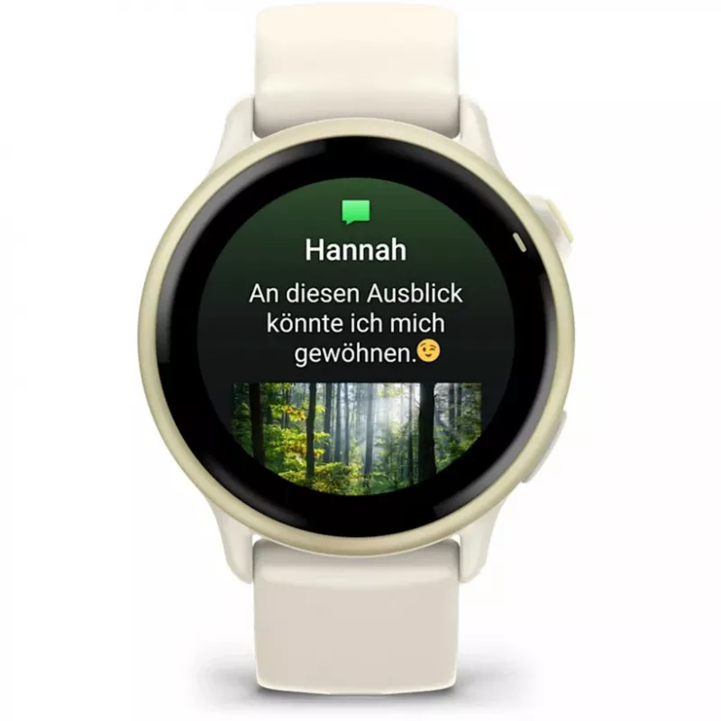 Garmin vívoactive 6 3,05 cm (1,2) AMOLED 42 mm Cyfrowy 390 x 390 pikseli Ekran dotykowy Biały Wi-Fi GPS (satelitarny)