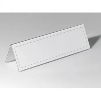 Niemetalowa tabliczka znamionowa Durable 8053-19 przezroczysta