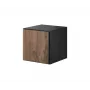 Cama zamykana szafka do przechowywania ROCO RO5 37/37/39 antracyt/dąb wotan