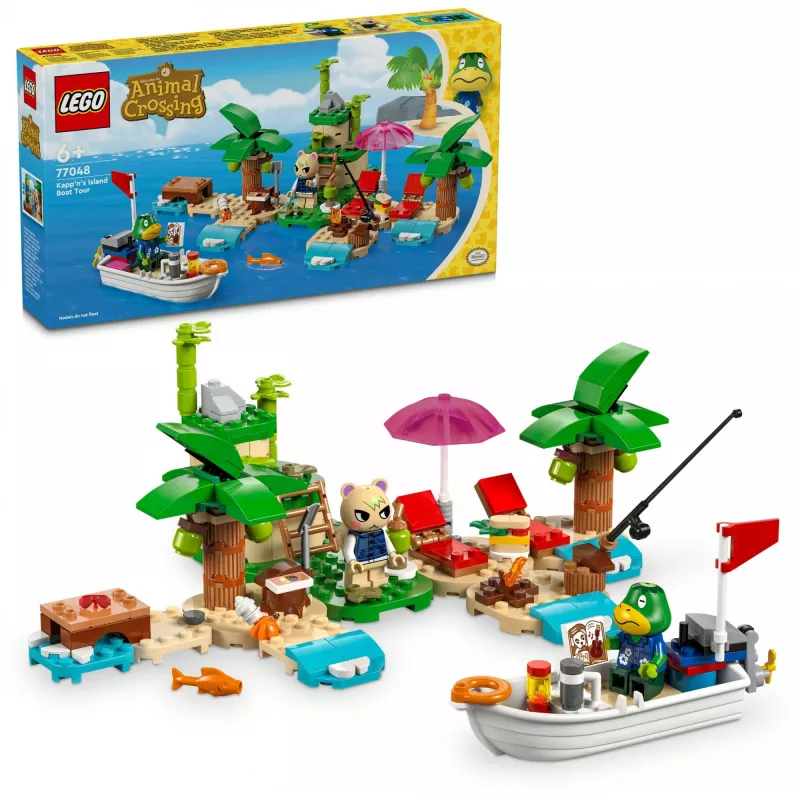 Zestaw konstrukcyjny LEGO 77048 Animal Crossing Rejs łodzią z Wyspą Kapitana