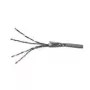 Wentronic Goobay CAT 5e Kabel sieciowy, SF/UTP, szary, 100 m - CCA mieszanka miedzi, AWG 24/1 (stały), PVC (68709)