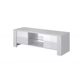 Cama stojak TV WEST 42/130/42 biały/biały połysk