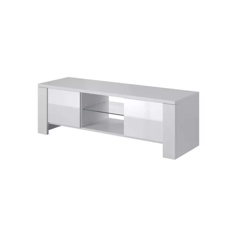 Cama stojak TV WEST 42/130/42 biały/biały połysk