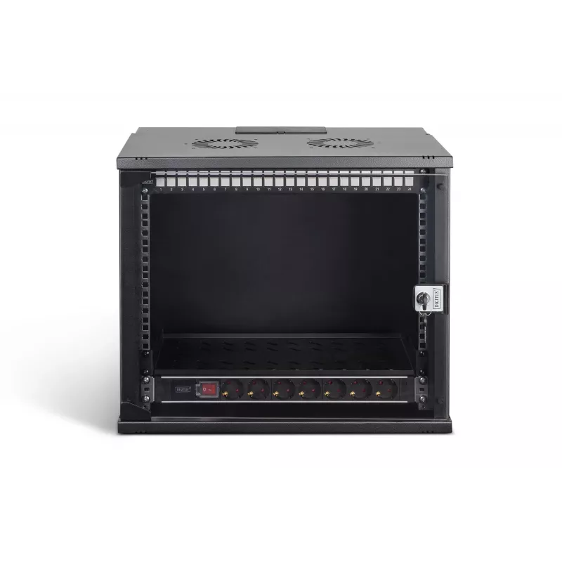DIGITUS Zestaw sieciowy SOHO Pro, 483 mm (19 cali) - 9U, 540 x 400 mm (szer. x gł.)
