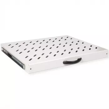 Półka rack ROLINE 26.21.0275 — 1U wysuwana 25 kg, głębokość 35 cm, szara