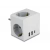 Adapter wtyczki zasilającej typu F DeLOCK 11496 2 porty USB 5 V 2,4 A 3 A