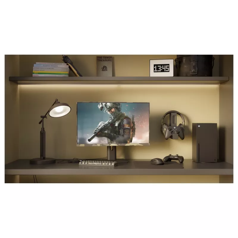 Monitor komputerowy JAPANNEXT JN-IPS238FHD200F-HSP-CAMO 61 cm (24 cale) 1920 x 1080 pikseli Full HD LCD Czarny