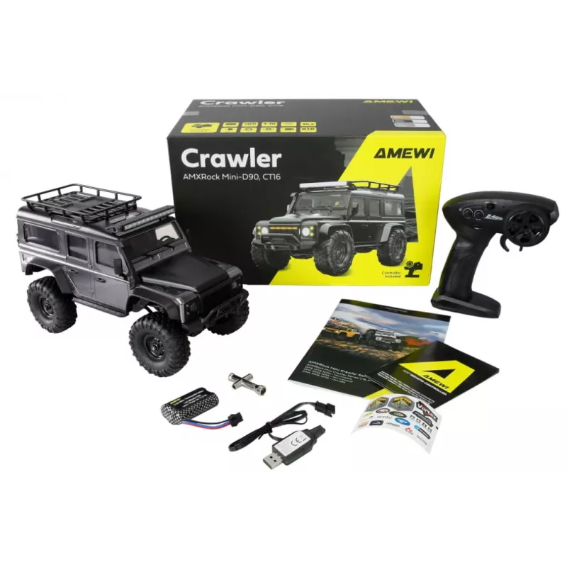 Model RC crawler Amewi Mini-D90 4WD 1:16 RTR