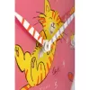 NeXtime klok 8810 Tickle My Tummy, Ø30 cm, Ścienny, Różowy/Wielokolorowy