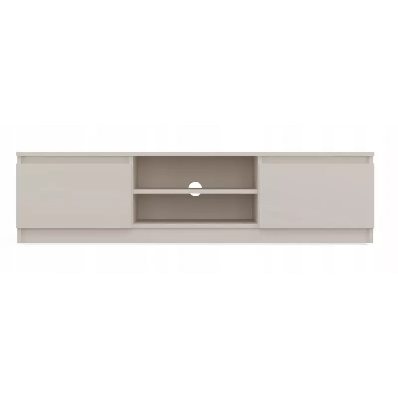 Szafka RTV MALWA 140 by top e shop — 1400×400×360 mm, laminat cashmere, 2 drzwi, 1 półka